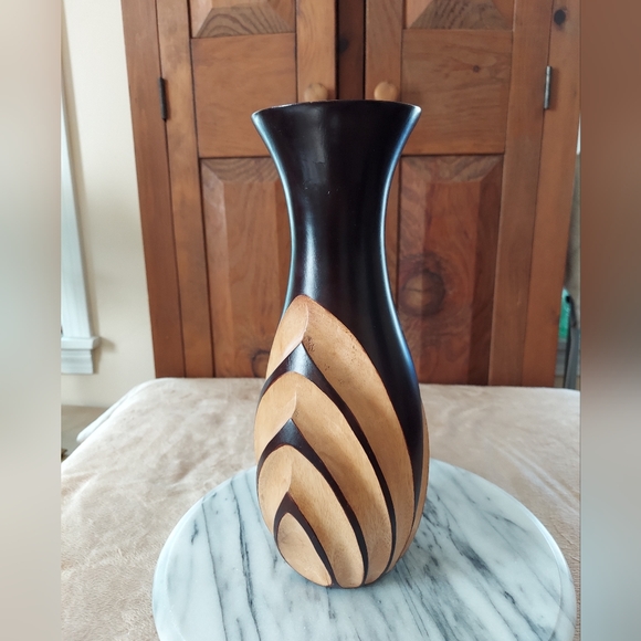 Other - Mango Wood Vase